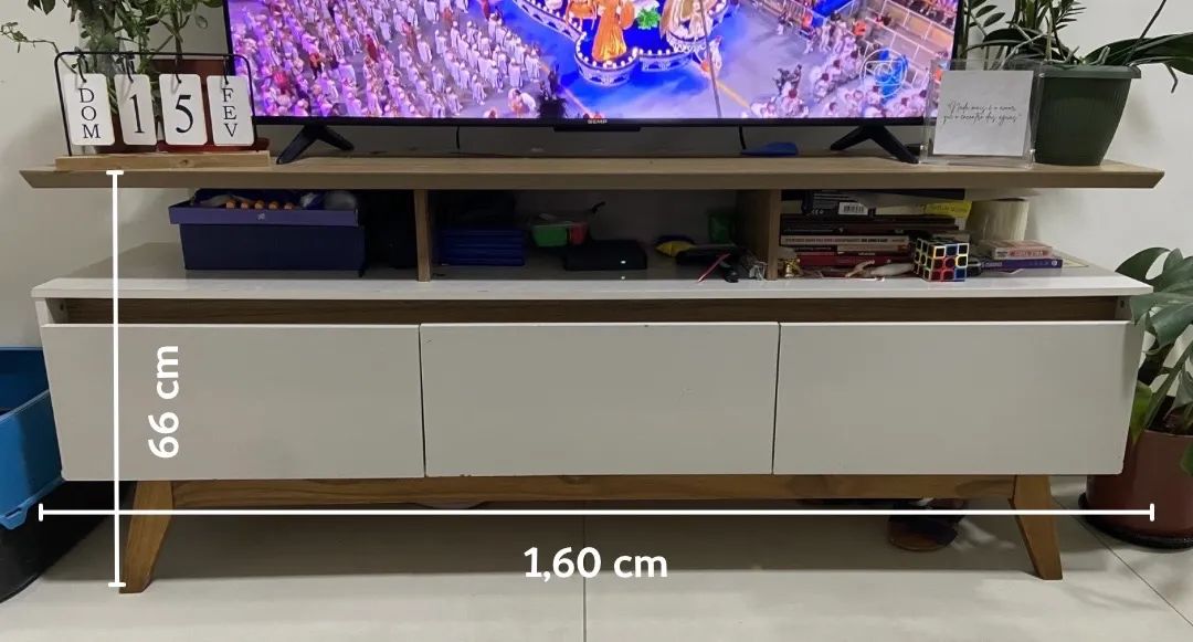 Rack para sala TV 50 polegadas