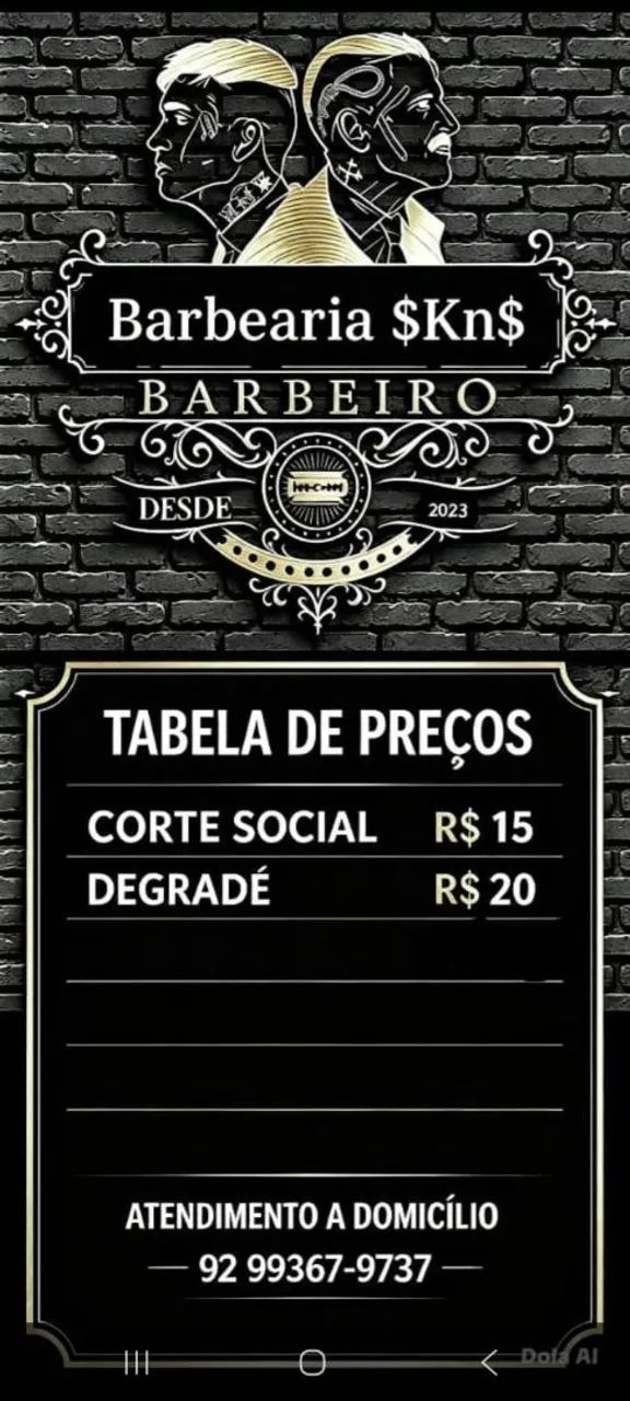 Barbeiro a Domicílio 