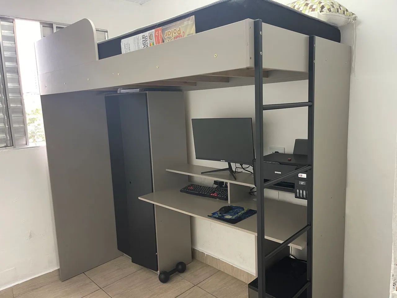 Cama multifuncional solteiro 
