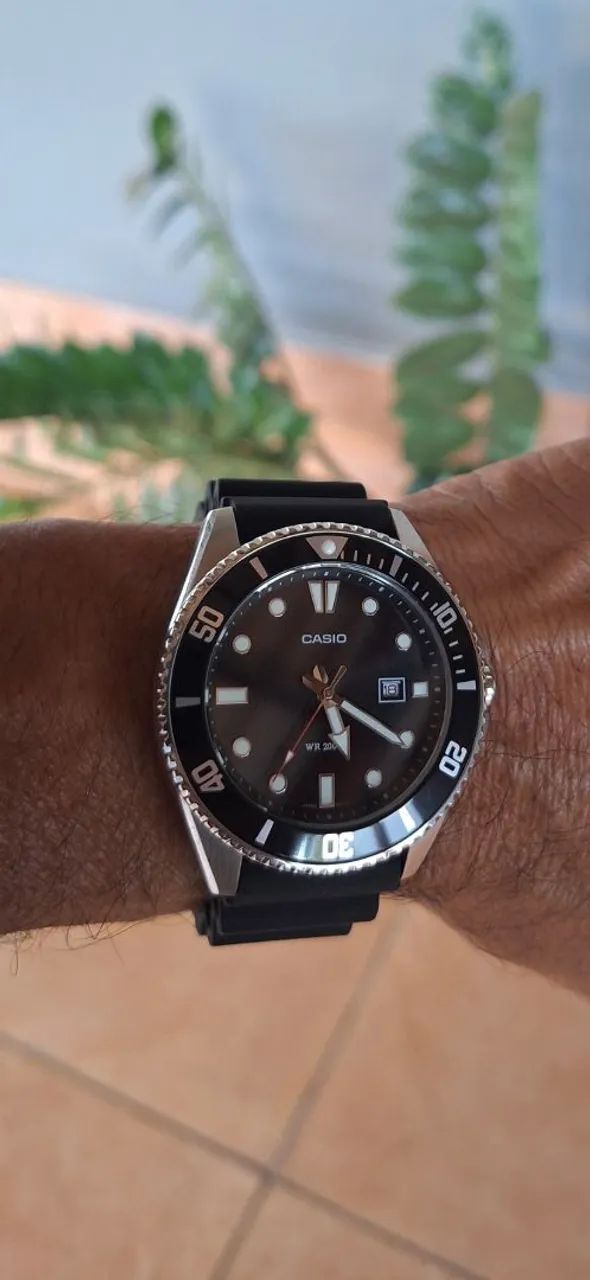 Relógio Casio Duro MDV 107 Preto