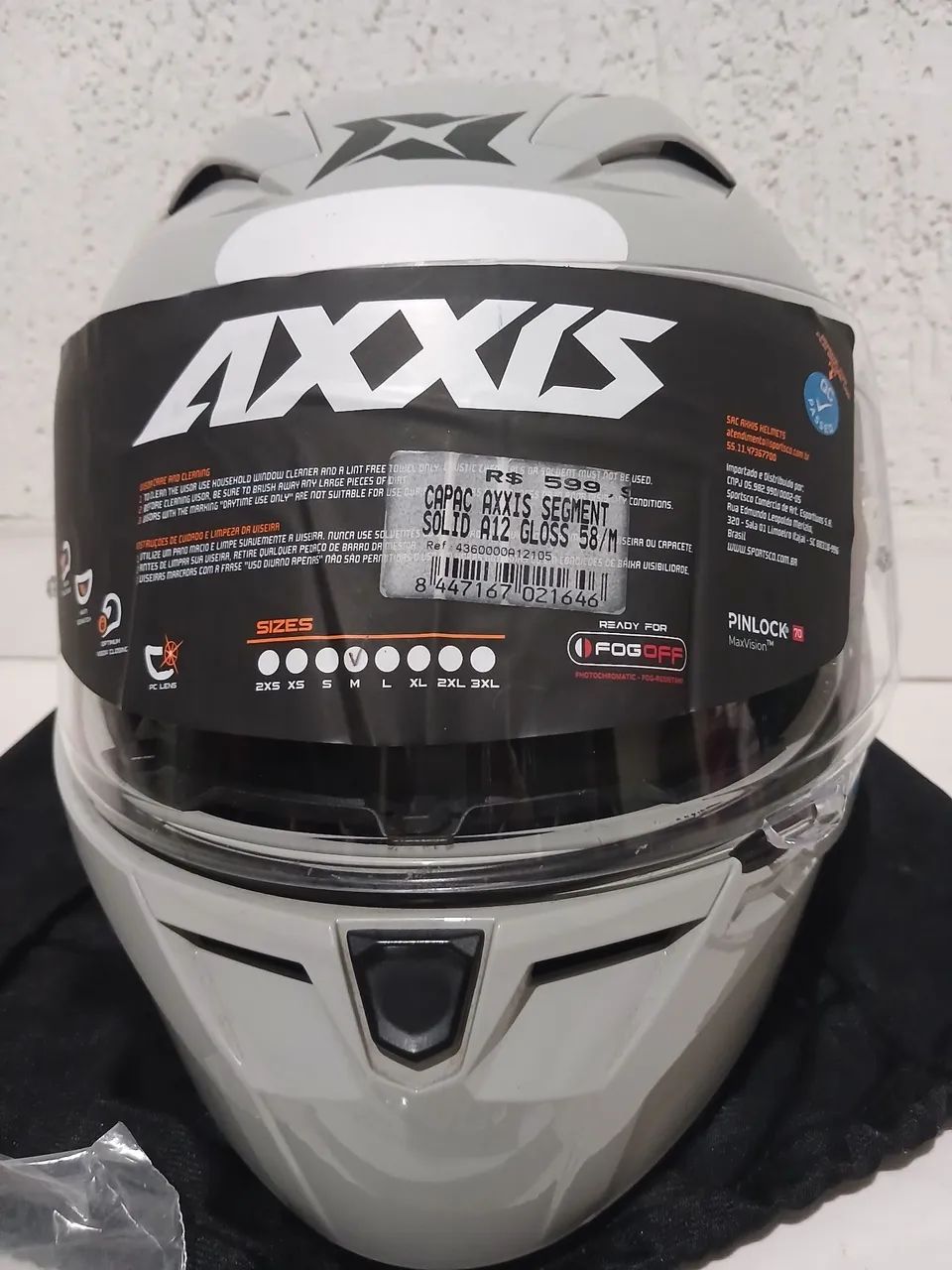CAPACETE AXXIS SEGMENT SOLID CONCET  - Foto 3
