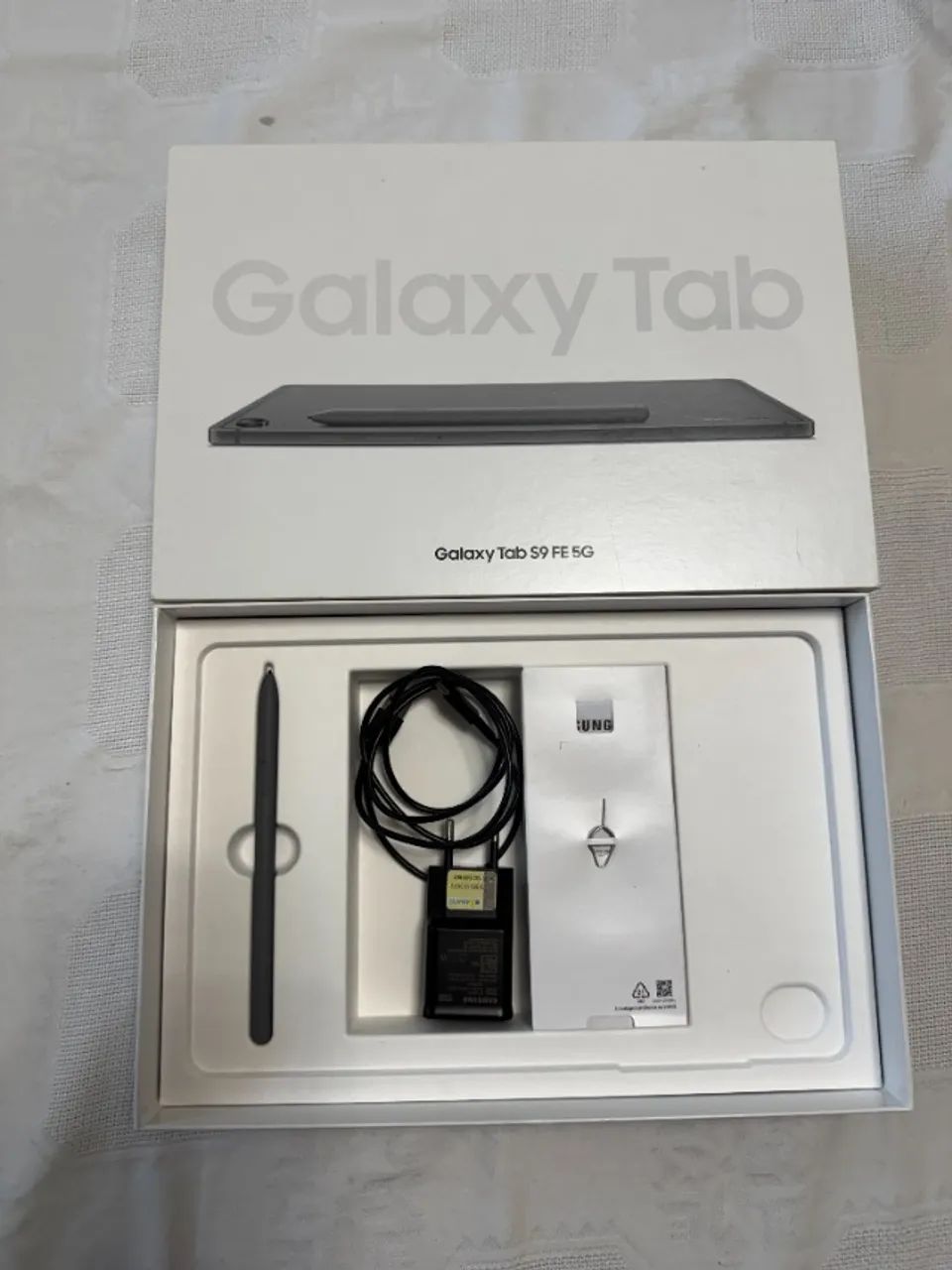 GALAXY Tab S9 FE 5G Excelente!!! Novíssimo! Ainda na GARANTIA!