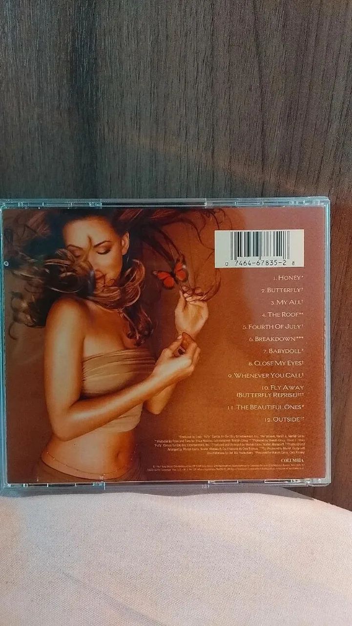 CD Mariah Carey Butterfly 12 faixas Importado EUA  - Foto 2