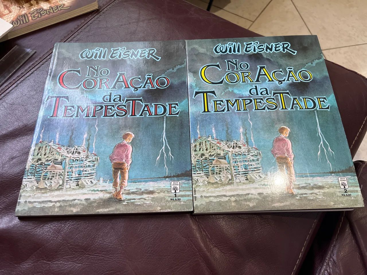 Will Eisner - No Coração da Tempestade - Editora Abril - Vol. 1 e 2