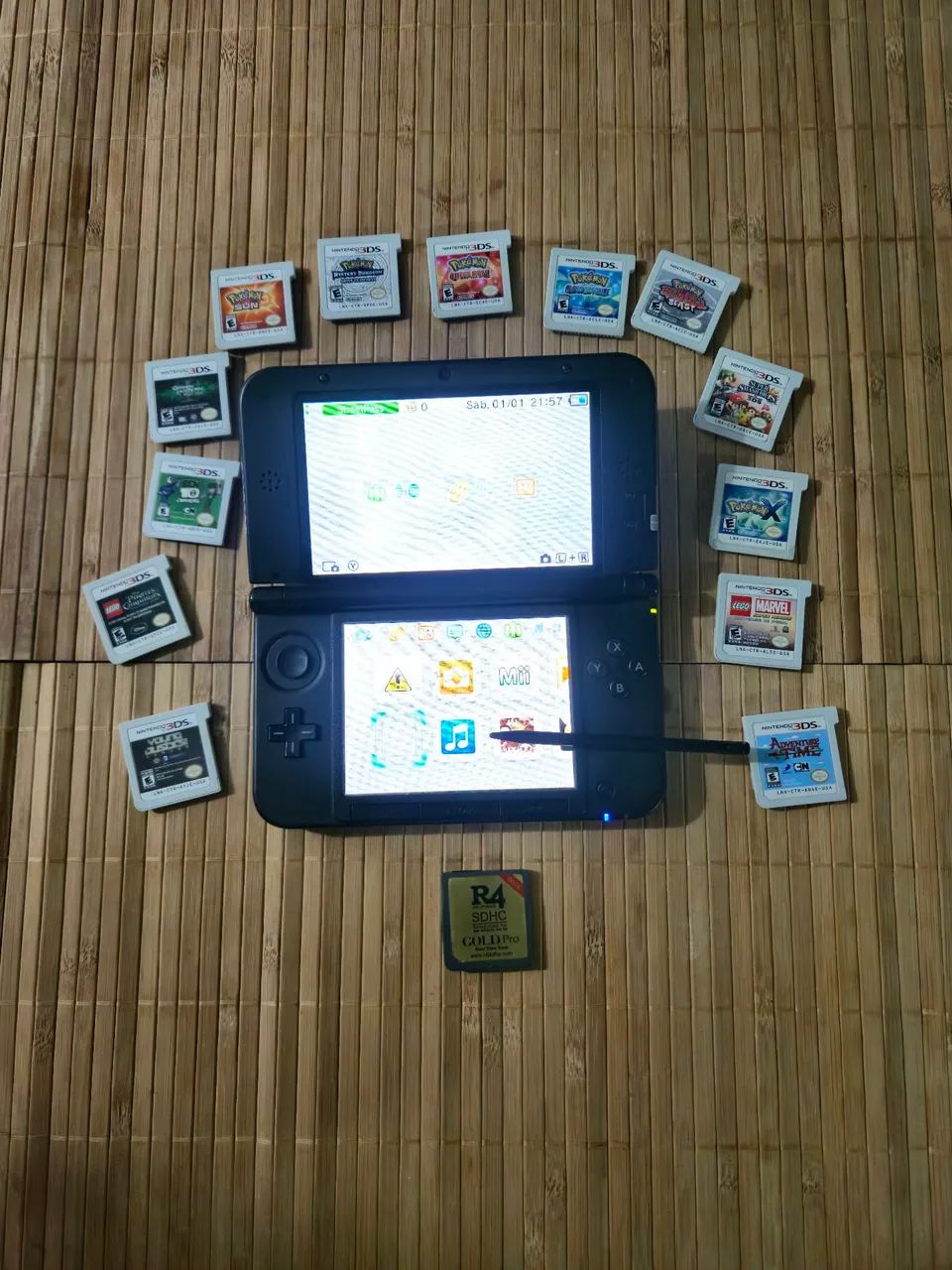 Nintendo 3ds XL com diversos jogos!