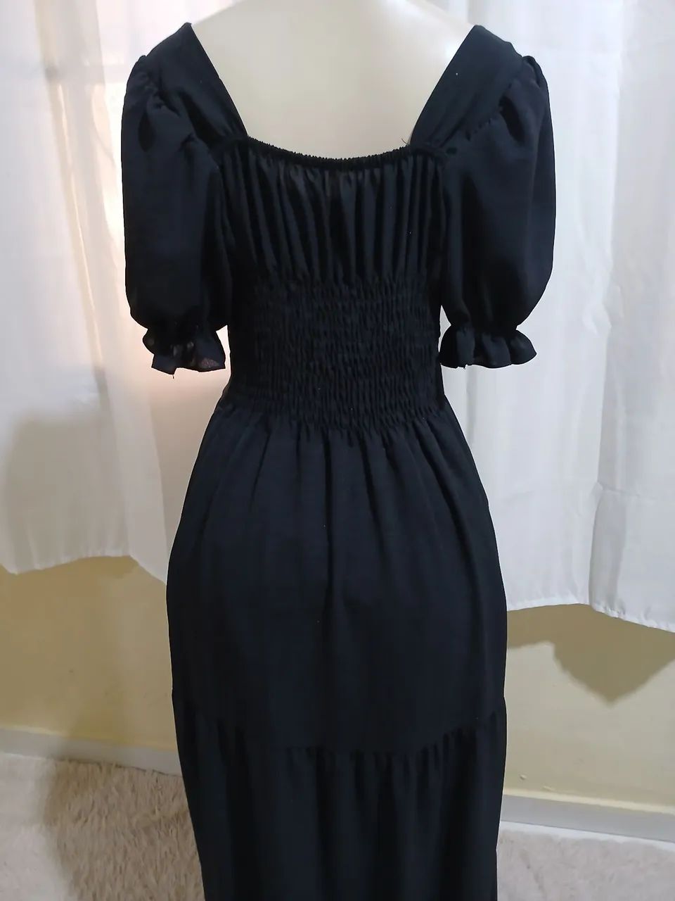 Vestido longo forrado P/M - Foto 4