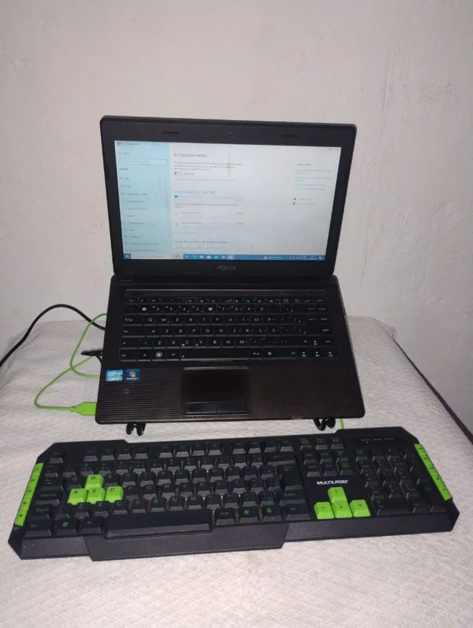 Notebook asus icore i3 Windows 10 