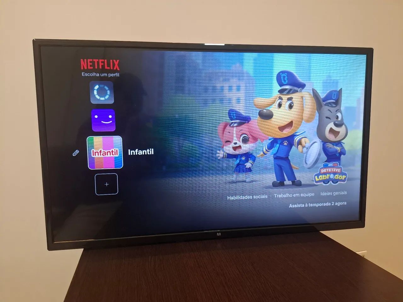 TV android 32 polegadas ótimo para monitor com controle remoto - Foto 3