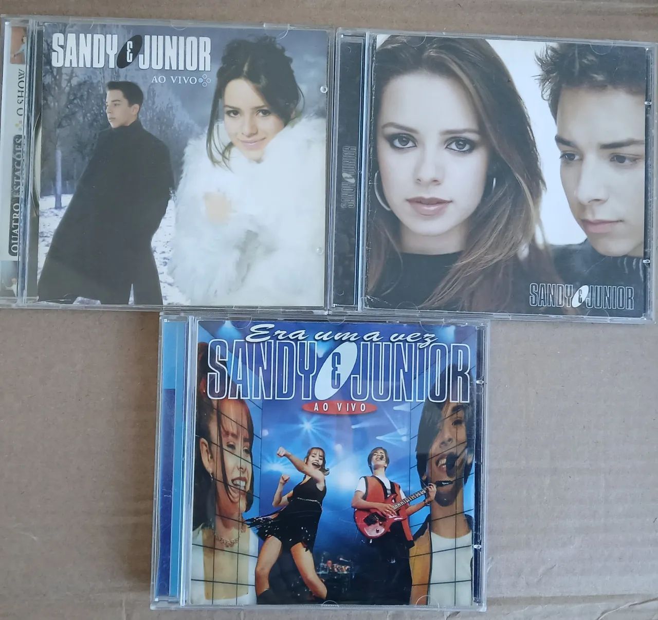 CDs Sandy e Junior _ 3 cds