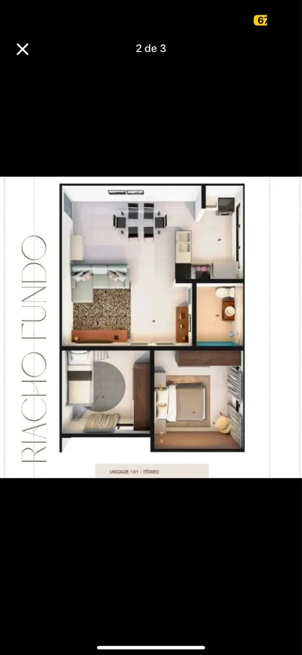 Apartamentos 01 e 02 quartos - Riacho Fundo 02