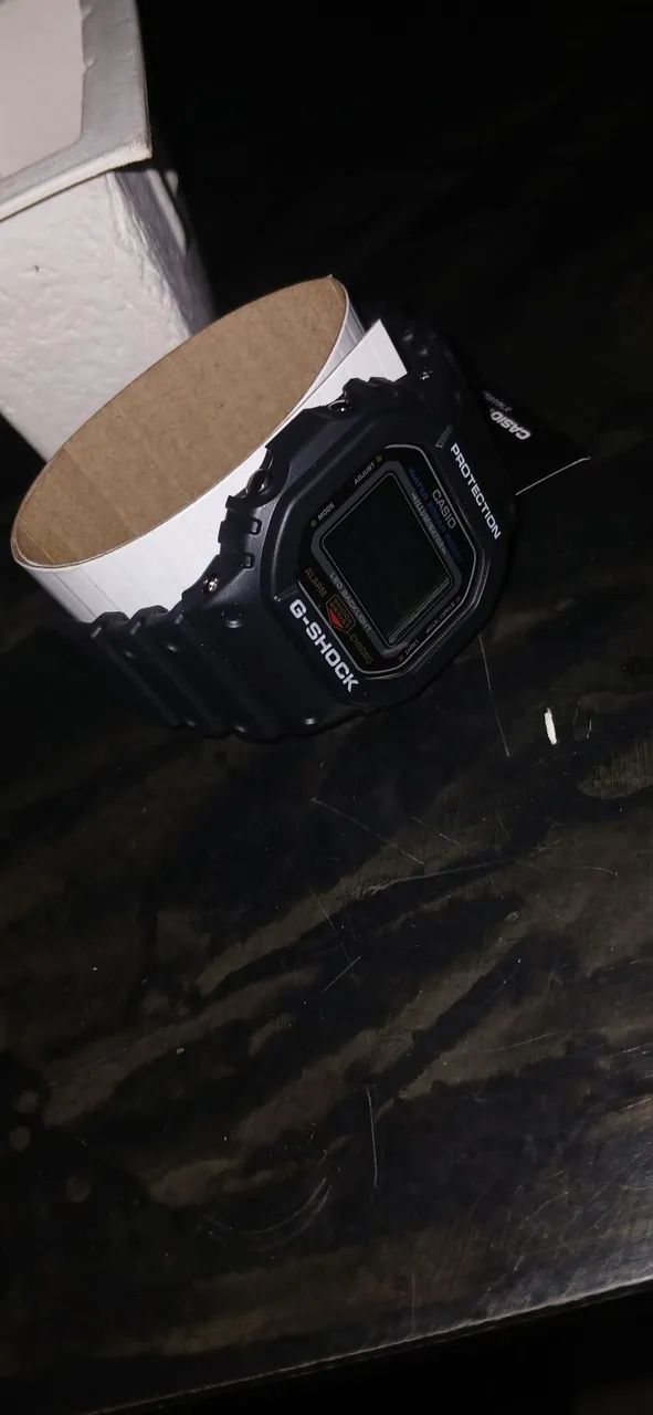 Casio g s-shock dw 5600UE 1dr nunca usado comprado no mês de agosto  - Foto 4