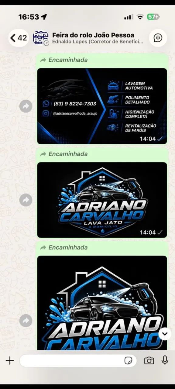 Lavagem a domicílio 