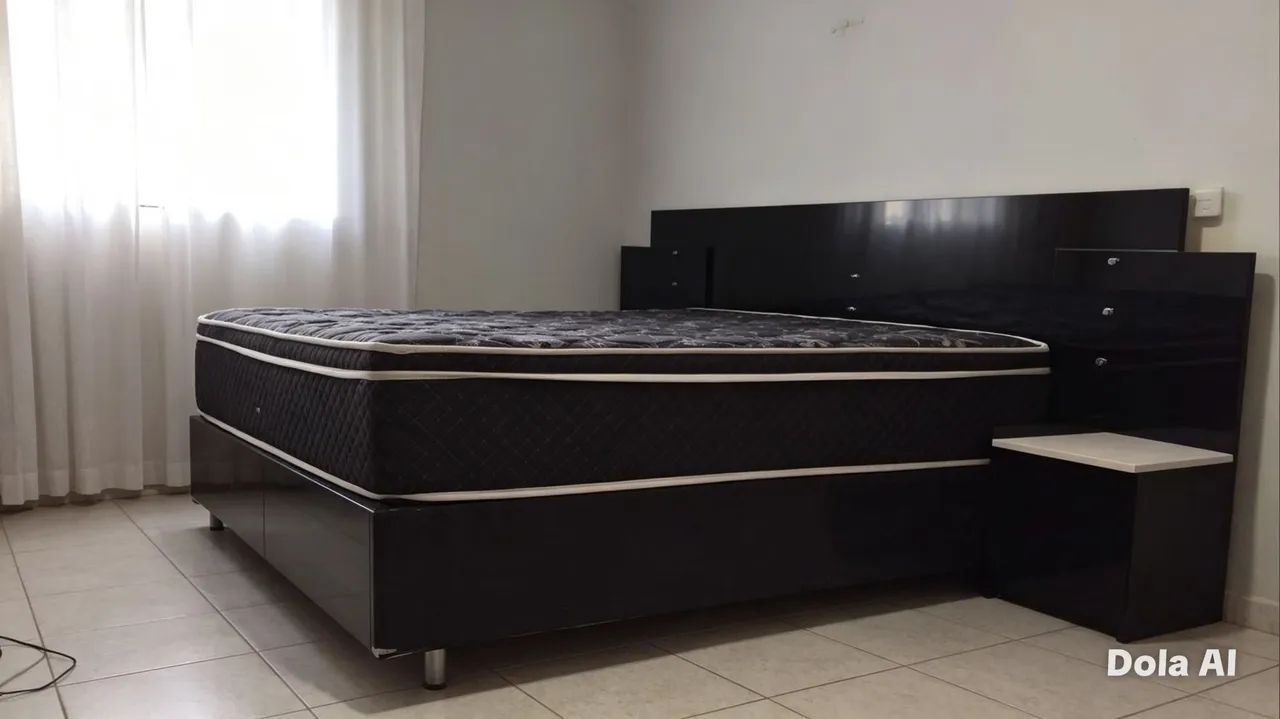 Cama box casal + cabeceira de brinde - Foto 2