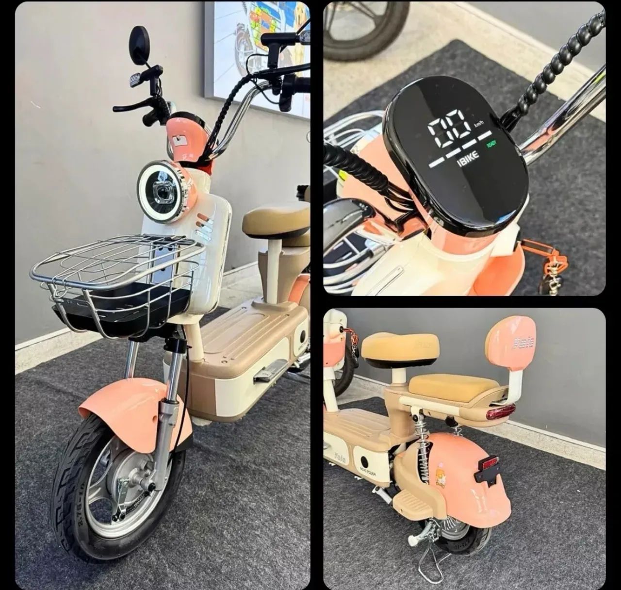Moto Elétrica Rosa Yala  - Foto 3