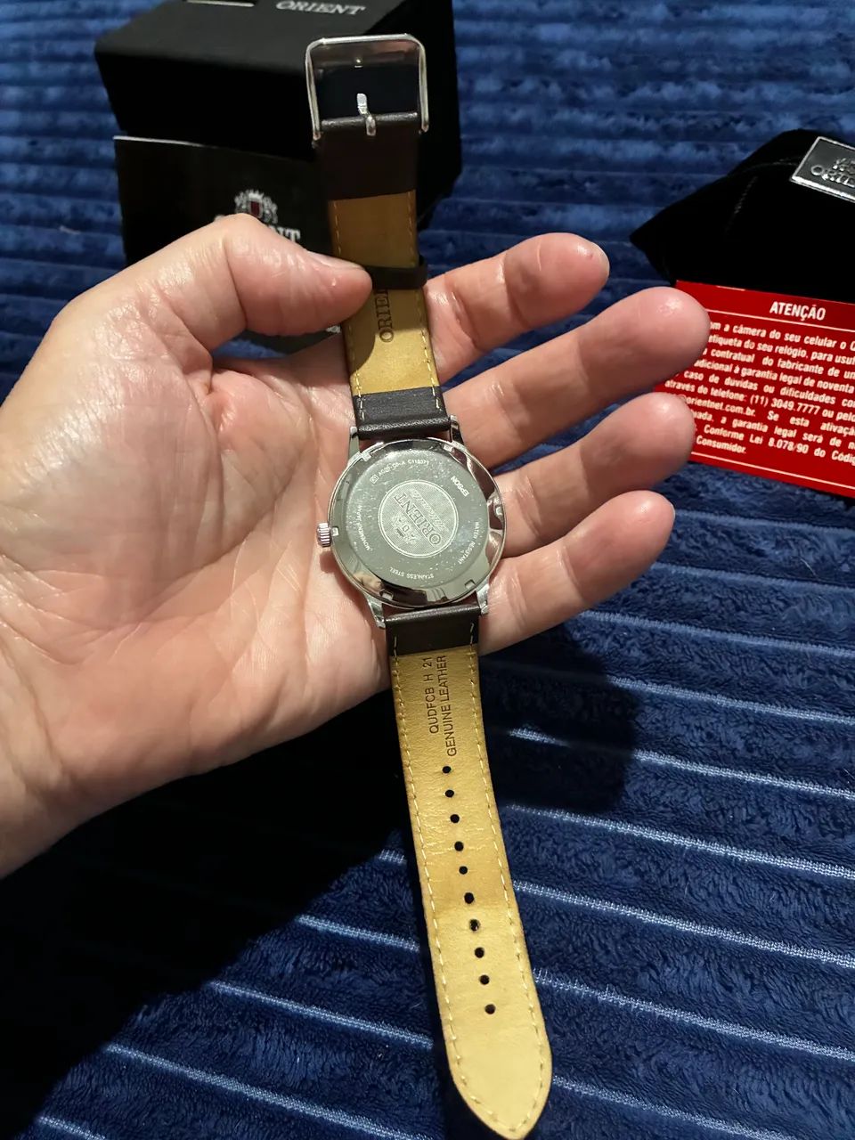 Relógio Orient Bambino Branco - Foto 2