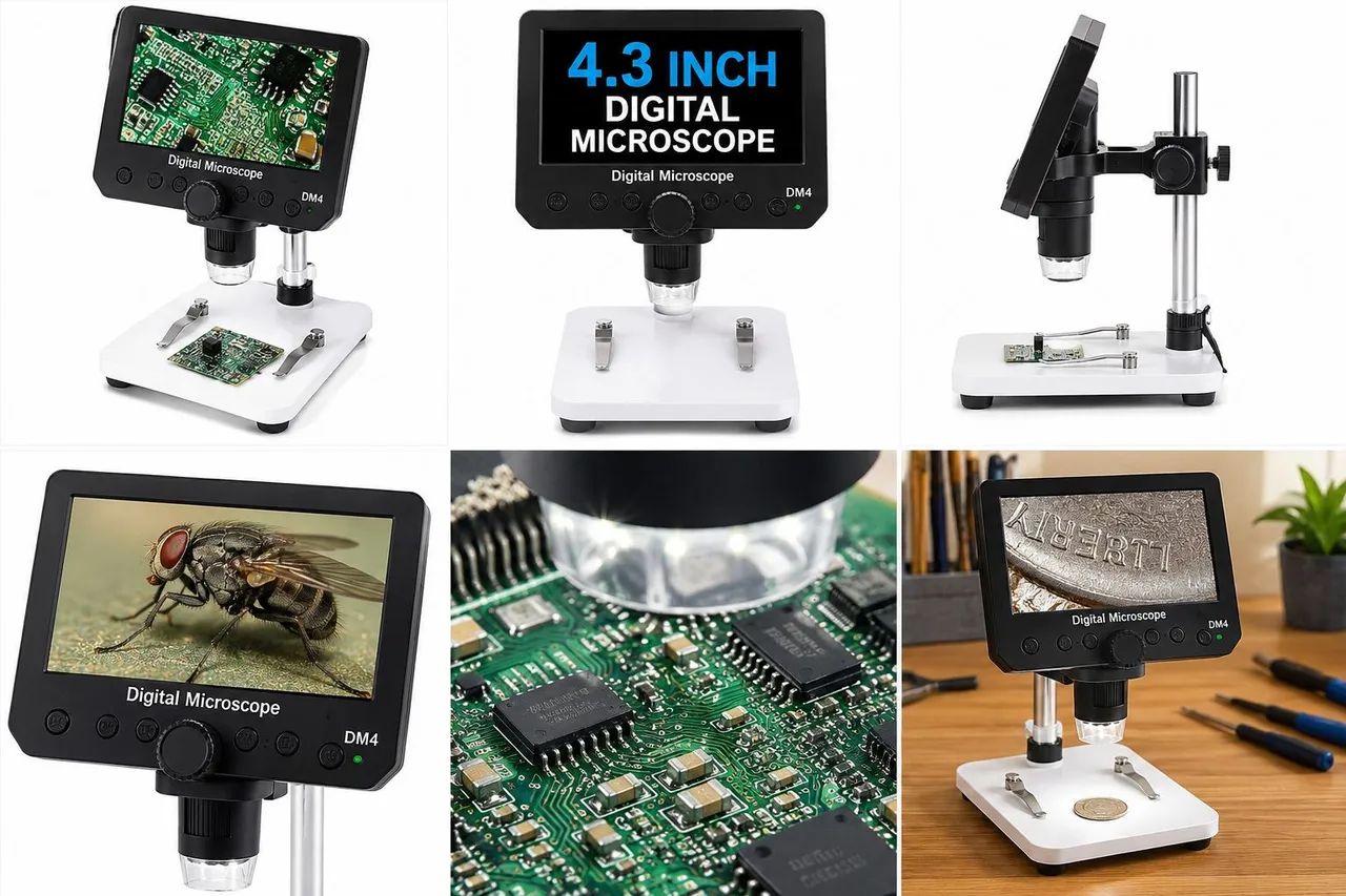 Microscopio digital 4x1