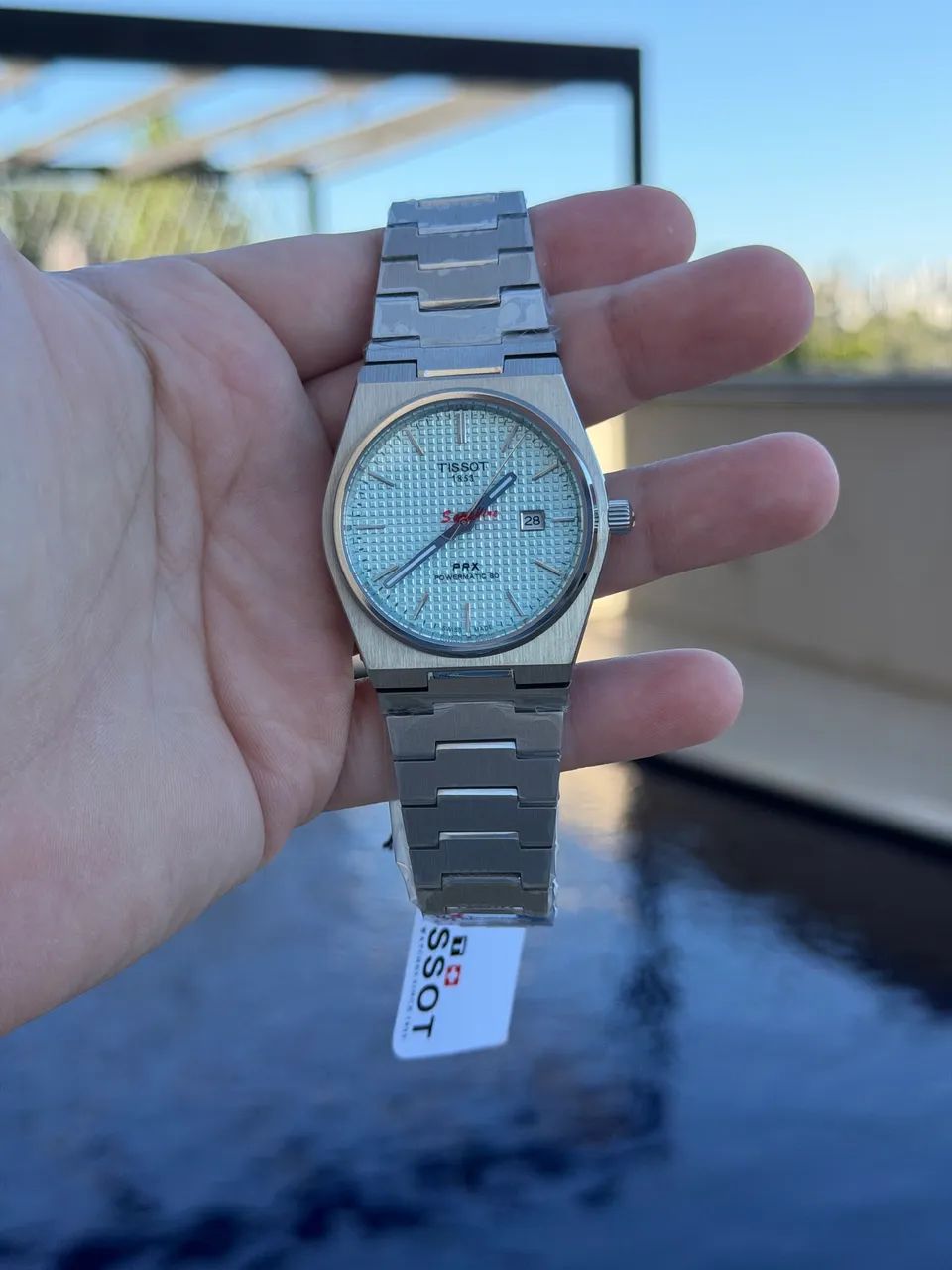 Relógio Tissot PRX Azul Tiffany Linha Premium AAA+ 