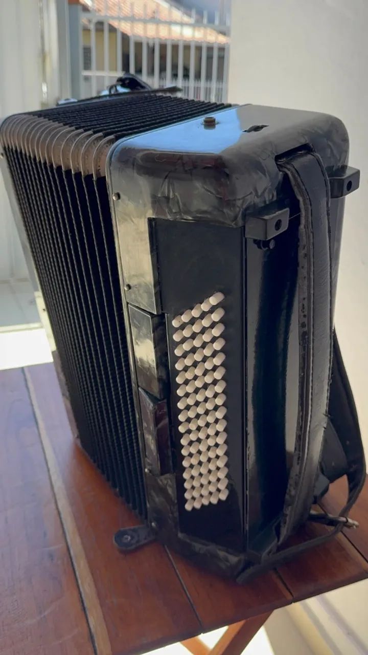 Acordeon Michael 80 Baixos com Case e Alças - Foto 2