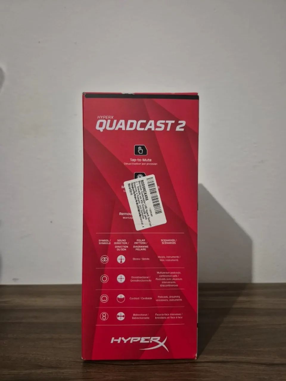 Microfone Condensador USB HyperX QuadCast 2 - Preto - Foto 4
