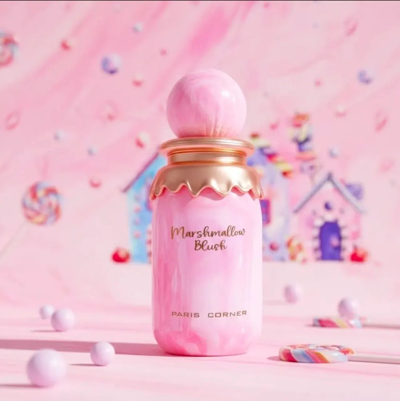 Perfume Marshmallow Blush Paris Corner Feminino Doce Original 100 ml