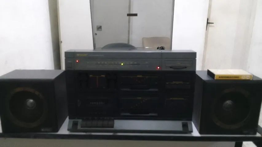 Toca Discos 3 em 1 Sharp Sg 20 com agulha e Caixas  - Foto 2