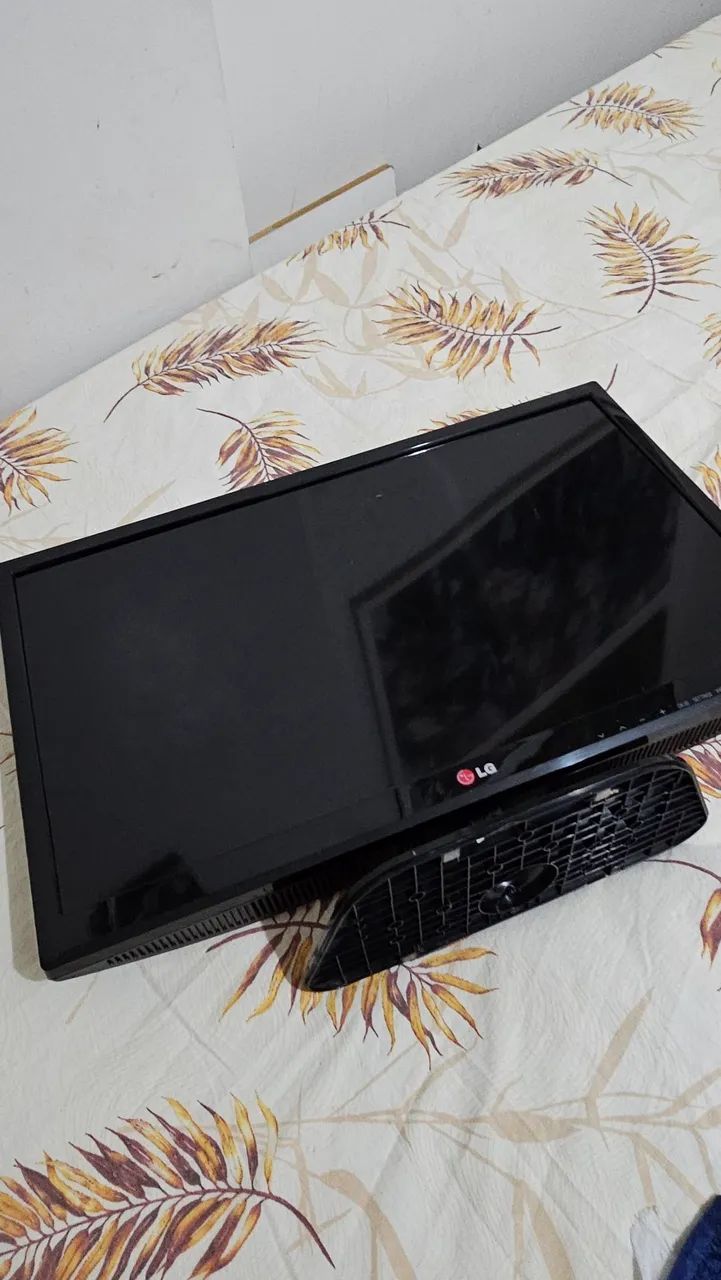 TV LG 24 polegadas tela danificada