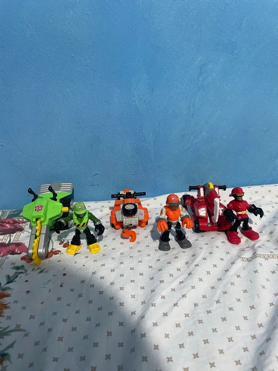 Lote 3 Brinquedos Transformers Rescue Bots - Figuras E Veículos Hasbro