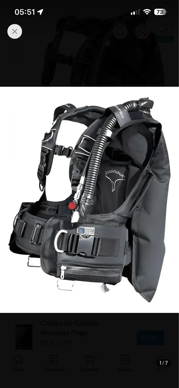 Colete mergulho Scubapro Knighthawk M