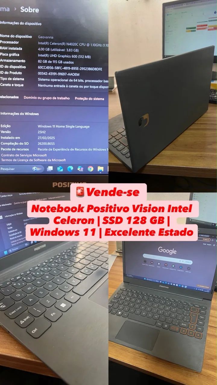 NOTEBOOK POSITIVO - Foto 5
