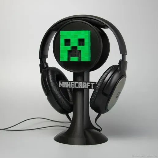 Suporte de Headset Minecraft - Creeper Edition - Foto 2
