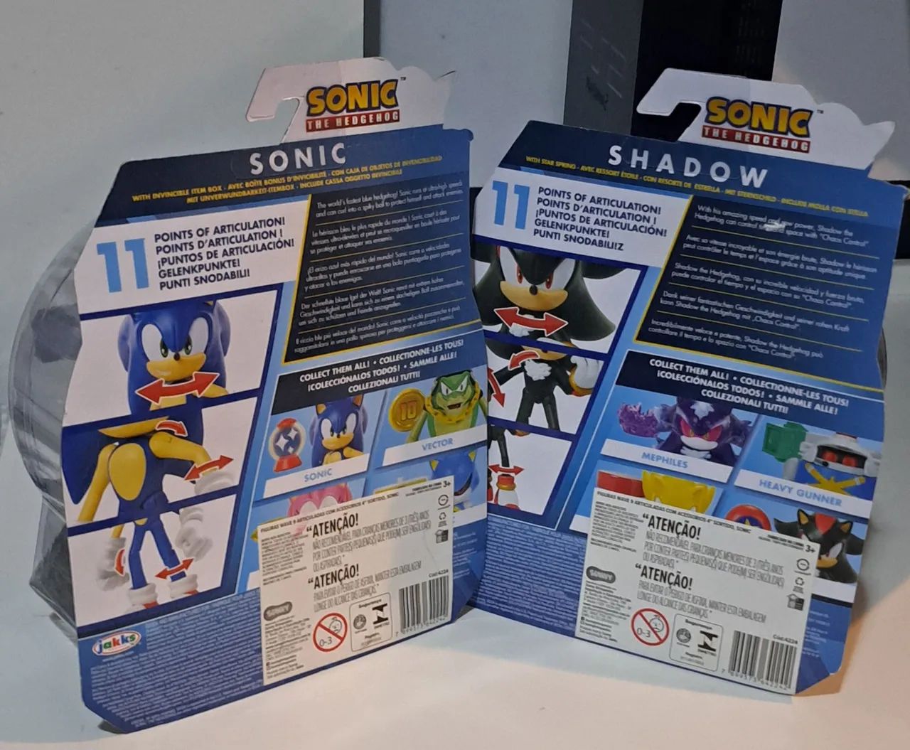 Bonecos Sonic e Shadow - Originais - Foto 2