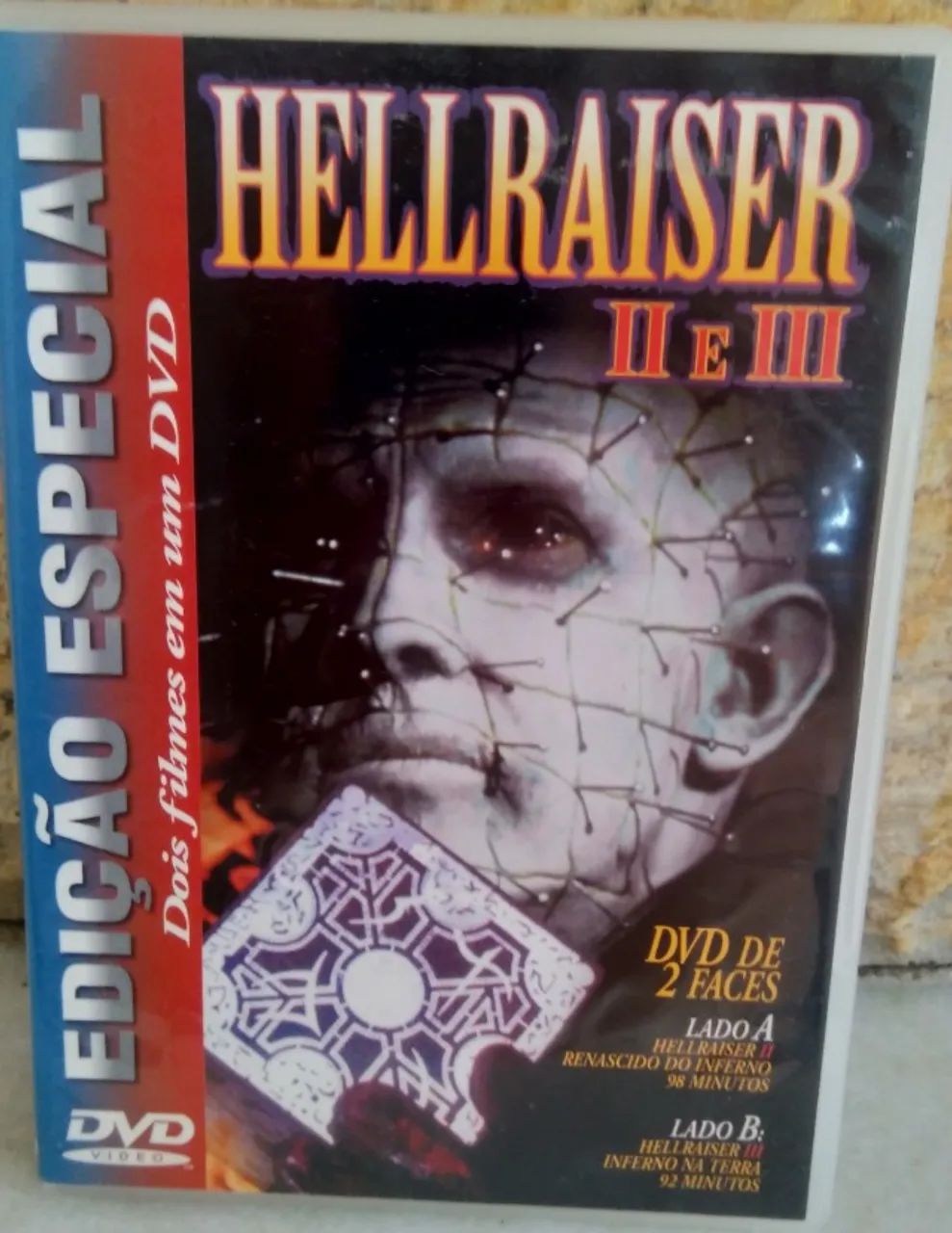 DVD duplo Hellraiser edição especial 2 e 3