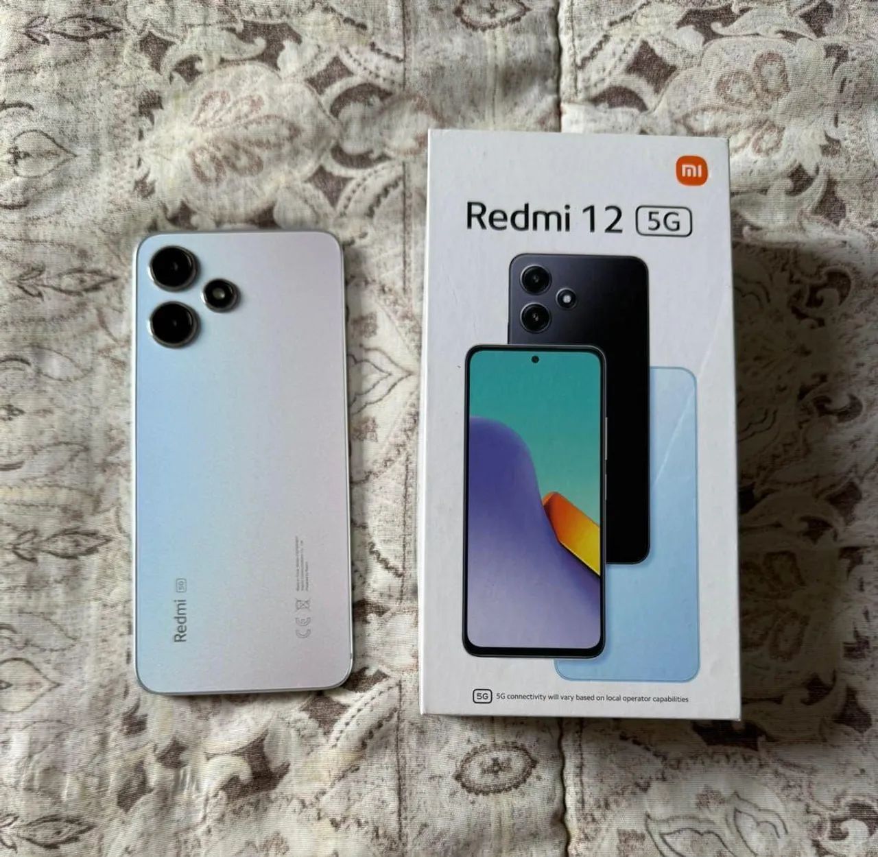 Redmi 12 5G 128GB / 4GB - Completo com Nota - 3x sem juros
