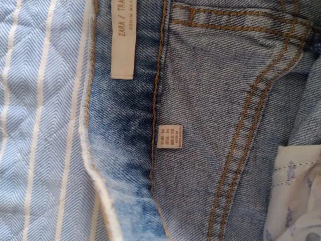 Saia jeans Zara - Foto 5