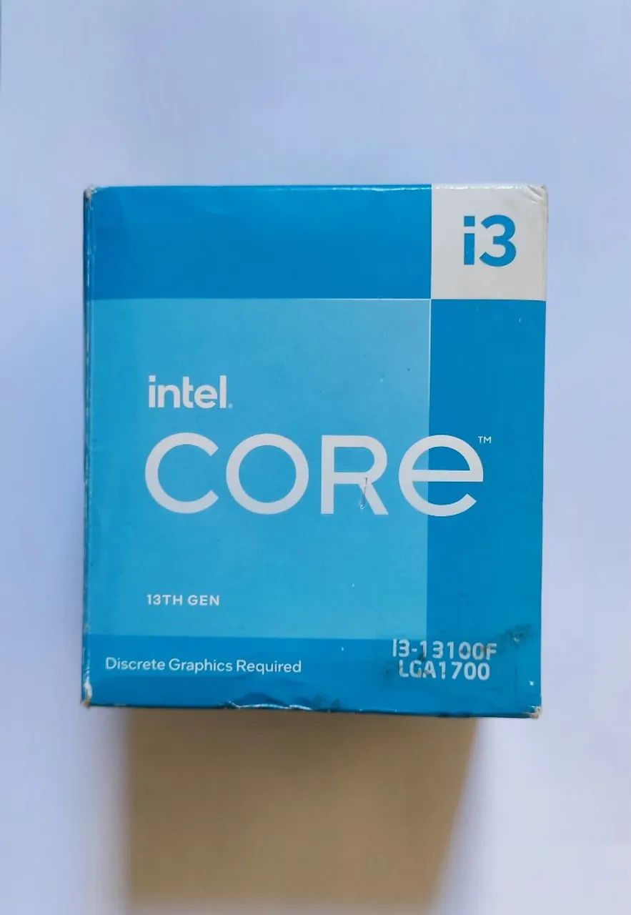 Processador Intel Core i3 13100F, LGA1700 13ª Geração - Peças de