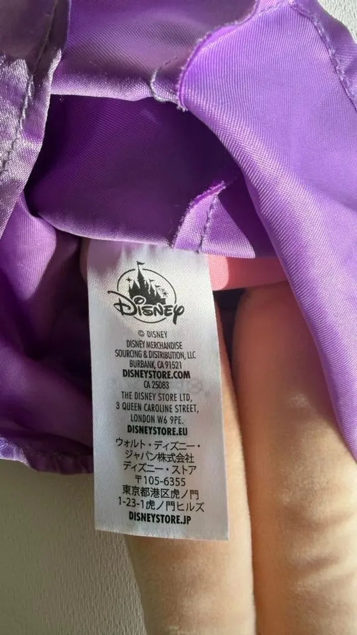  BONECA PANO RAPUNZEL ORIGINAL DISNEY STORE 46 CM - Foto 4