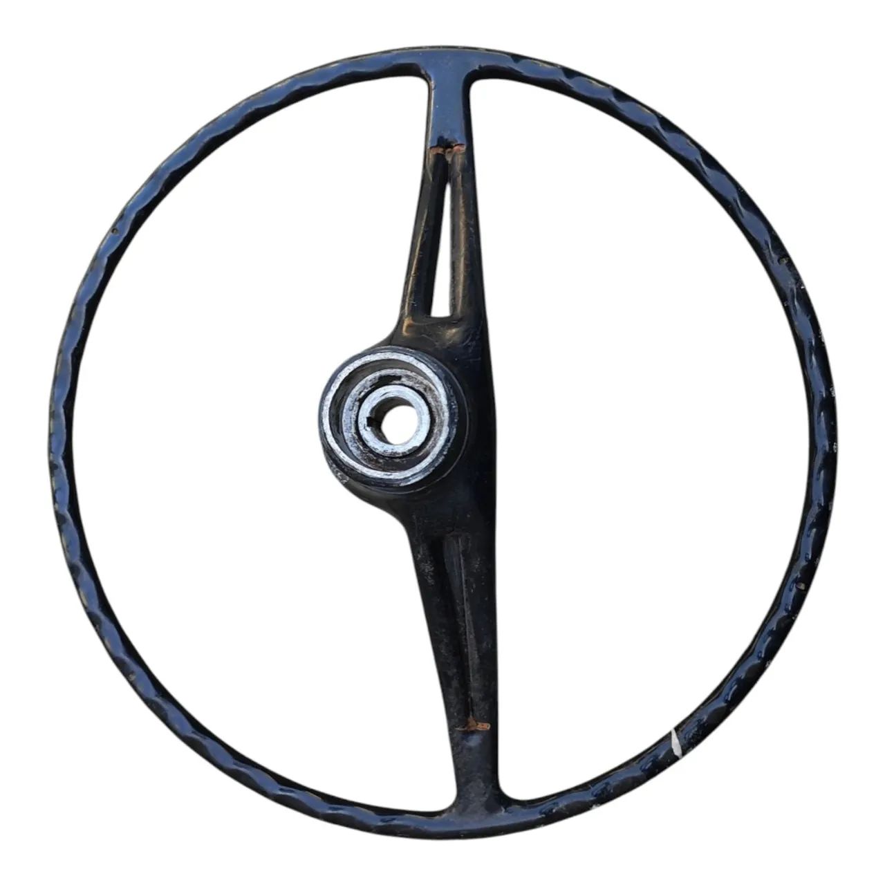 Volante Motorista Caminhão Original Mb 1113 Chavetado Preto - Foto 3