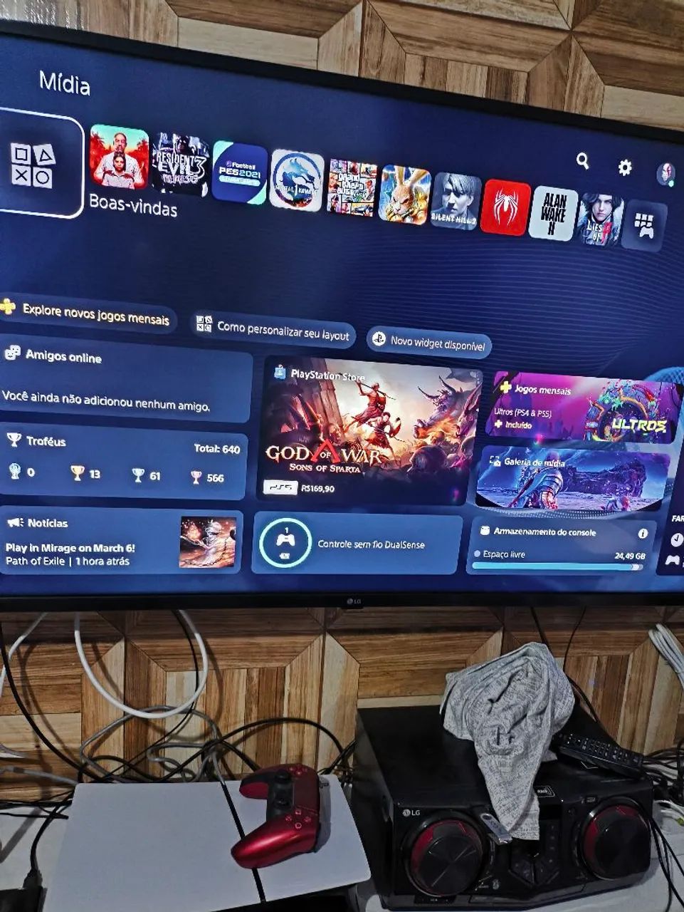 Vendo ps5 sime novo com dois controles original e nota fiscal  - Foto 6
