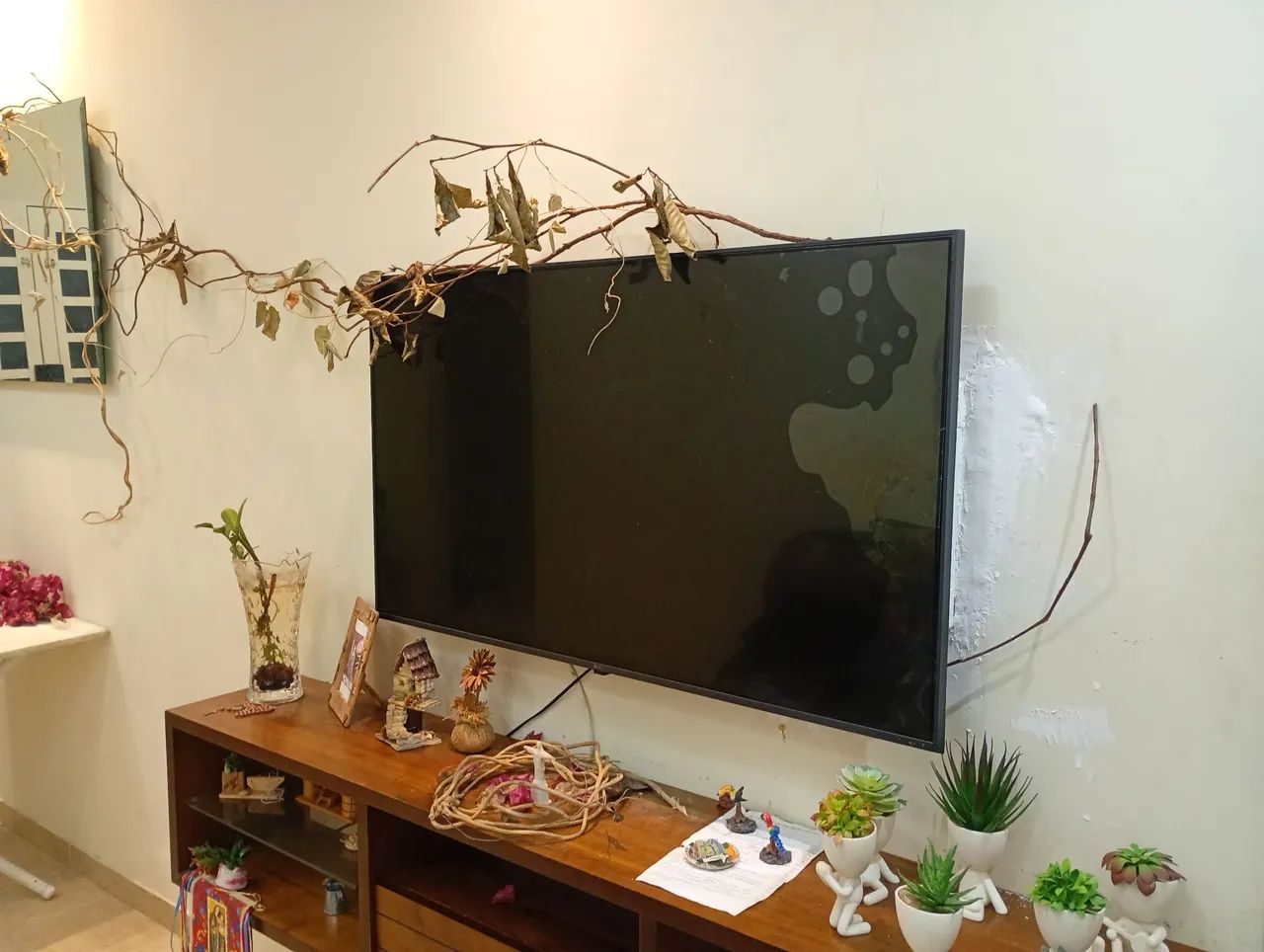 TV LG 50 polegadas com a tela quebrada - Foto 4