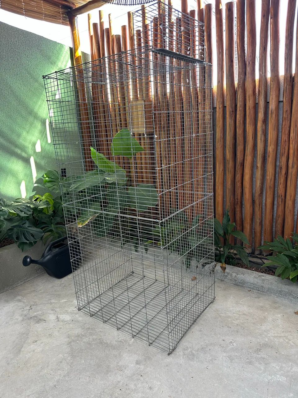 Gaiola 1.55m com comedouro externo 