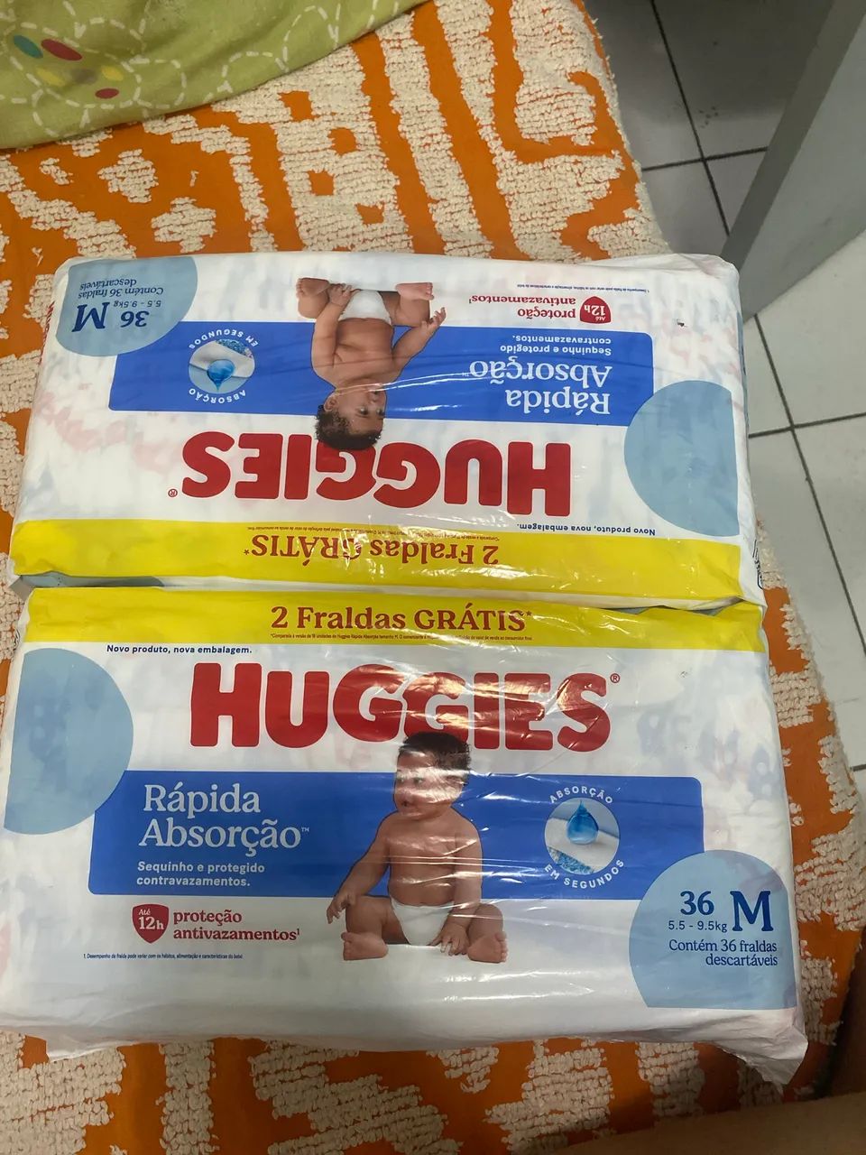 Fraldas HUGGIES - TAM M 
