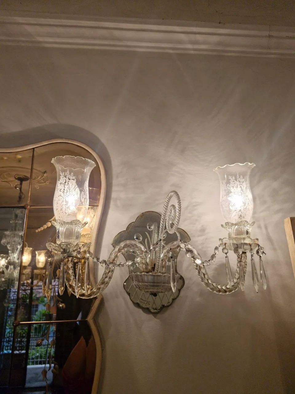 Arandela de Cristal 