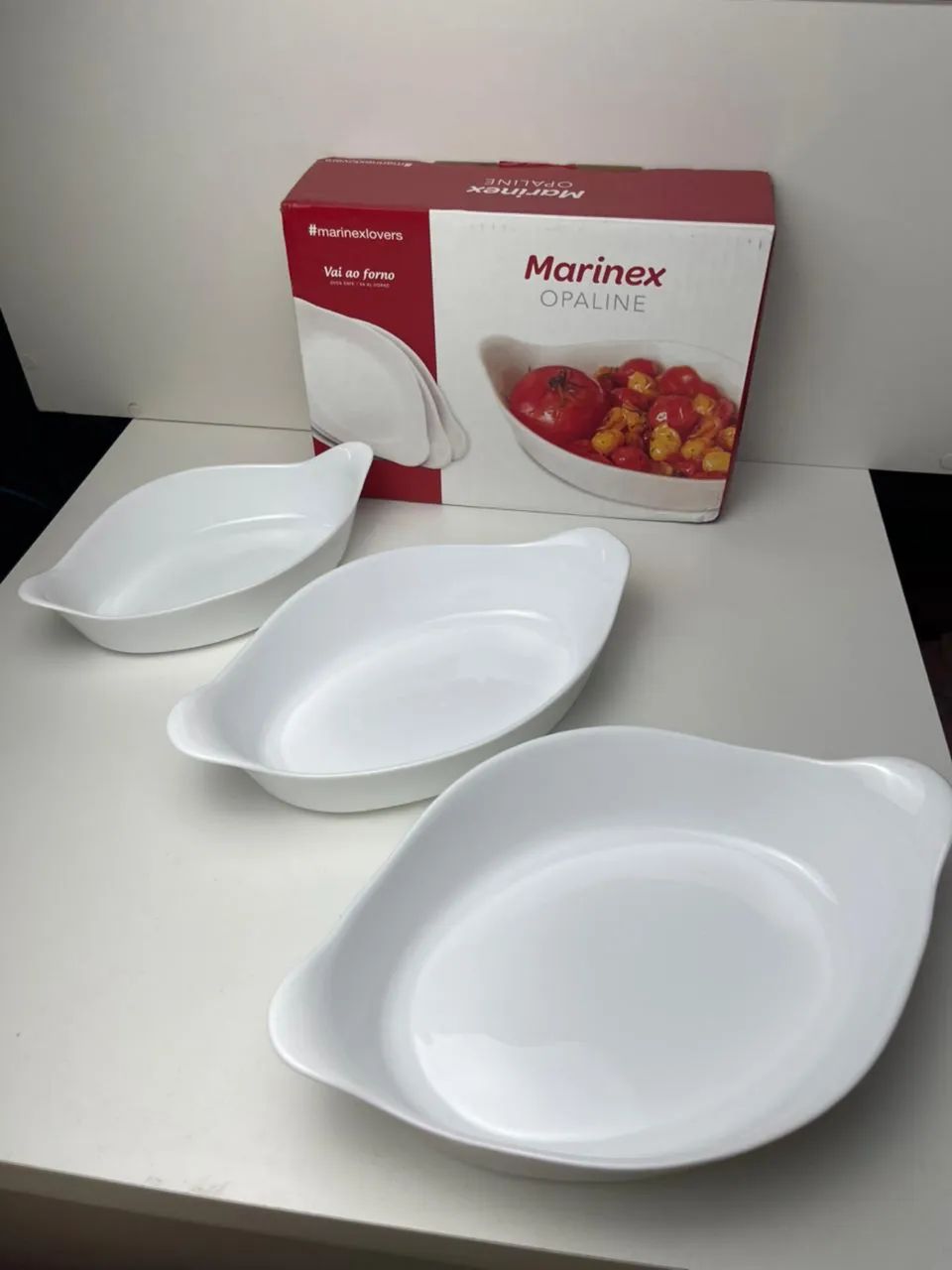 Assadeiras de porcelana NOVAS 