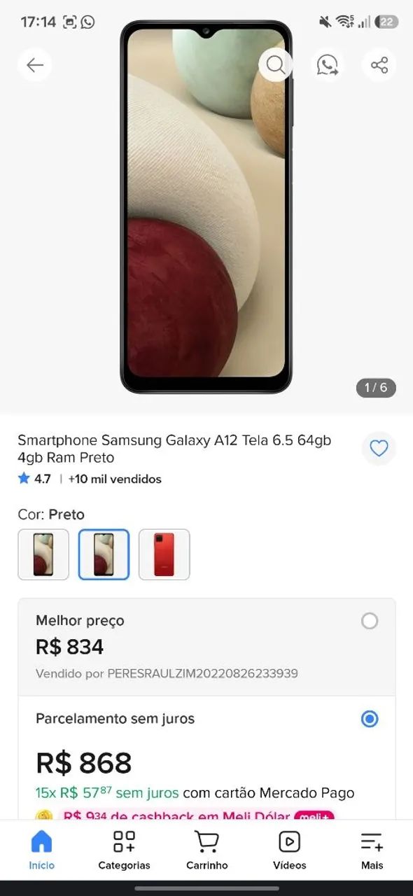 Samsung Galaxy A12 - 64 GB | 4 GB RAM - Foto 2