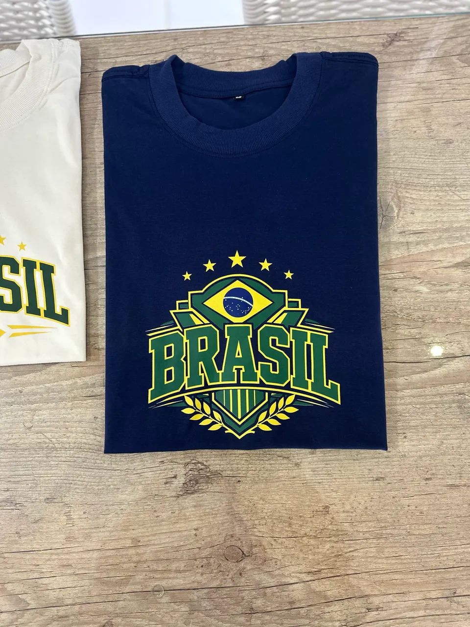 Camiseta do Brasil oversized 100% algodão 