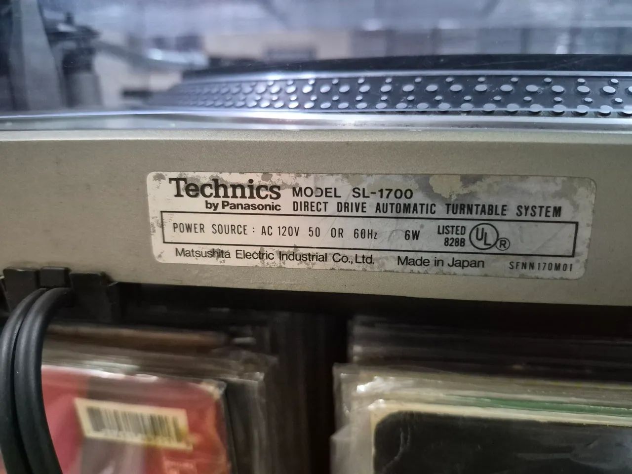 Toca-discos Technics SL -1700 original Revisado - Aparelhos de Som
