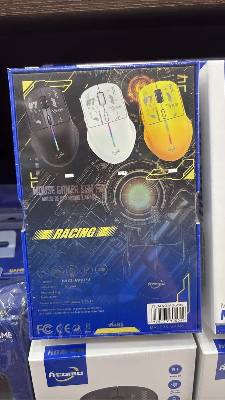 Mouse Gamer RGB sem fio - Entrega Rápida  - Foto 2