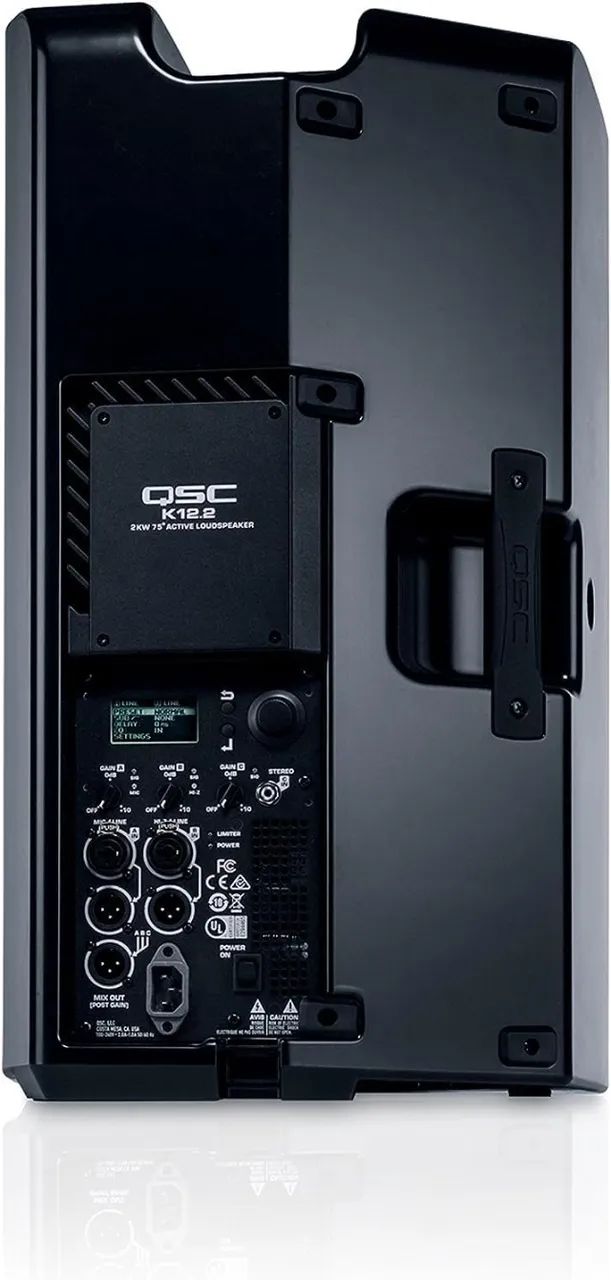PAR DE CAIXAS QSC K12.2  K2 SERIES AMPLIFICADA
