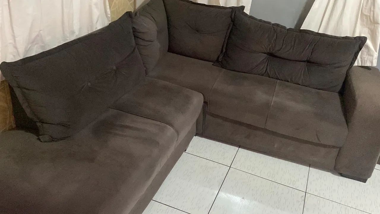 Sofá de canto com menos de 9 meses de uso - Foto 5