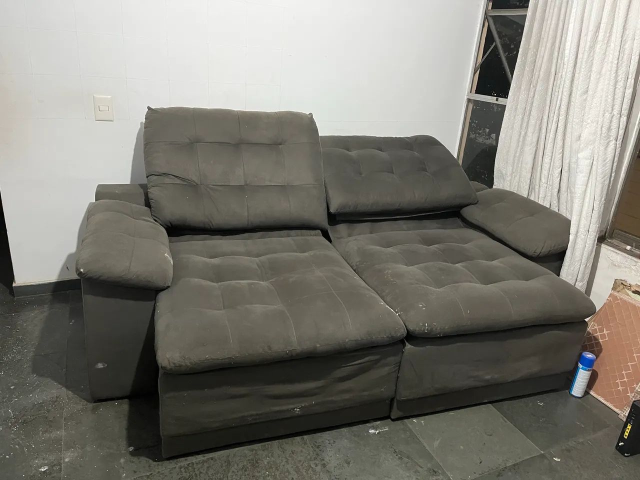 Sofá 3 lugares retratil